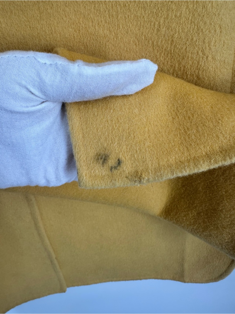 Belle & Bloom Wool Blend Peacock Oversized Mustard Yellow Coat Jacket - Picture 12 of 16